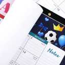 4 x 2026 Desk Calendar - 2026 Calendar from January 2026 to December 2026, 12" x 17", 12 Monthly Desk Calendar with Protector Corner- Holiday Design