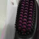 Go Brush Pro, 2026 Upgraded Go Brush Pro, Portable Straightener Brushs for Travel, Cordless Fast Heating Hair Straightener with LCD Temperature Display, Smooth Frizz (Grey)