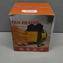 SISUPASSIE Outdoor Heaters for Patio, 1500W Portable Garage Heater with Overheat Protection & 3S Fast Heating, Non-Slip Cushion, Electric Space Heater for Patio, Garage, Greenhouse, Bedroom, Yellow