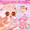 Nano Tape Bubble Kit for Kids, Squishy Toy Maker Making Kit, Birthday Gifts for 4 5 6 7 8 9 10 Year Old Girls Girl, Kids Toys for Girls 4-6 6-8 8-10 10-12