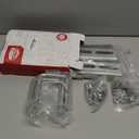 4 PCS Boat Trailer Bunk Brackets 8" Galvanized Swivel Bunk Bracket Kit, for 1.5"x3", 2"x3", 3"x3" Boat Trailer Crossmember Accessories