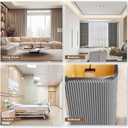 Flexible Bendable Ceiling Curtain Track, 9.8ft (3m) PVC, Metal, Plastic & Stainless Steel, Black, Ceiling Mounted