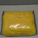 WARMDERN Boho Duvet Cover Set, Tufted Bedding Duvet Covers Soft Washed Microfiber Duvet Cover King Size, 3 Pieces Embroidery Shabby Chic Duvet Cover with Zipper Closure(Yellow, King)