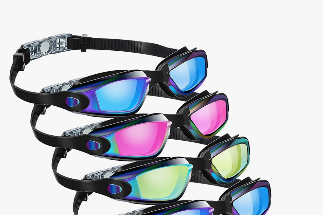 Flutesan 3 Pack Swim Goggles for Adult Anti Fog Swimming Glasses with Ear Plugs Nose Clip No Leaking Full Protection Goggles