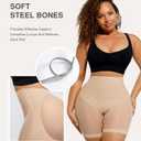Lover-Beauty Low Back Shapewear Shorts for Women Tummy Control Butt Lifting Body Shaper Panties Underwear (Beige, XS)