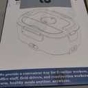 Heated Lunch Box for Men&Women - 80W Electric Lunch Box for Adults with Dual 1.5L 304 Stainless Steel Containers Fast Heating Portable Food Warmer for Car&Truck Travel lonchera electrica (Gray)