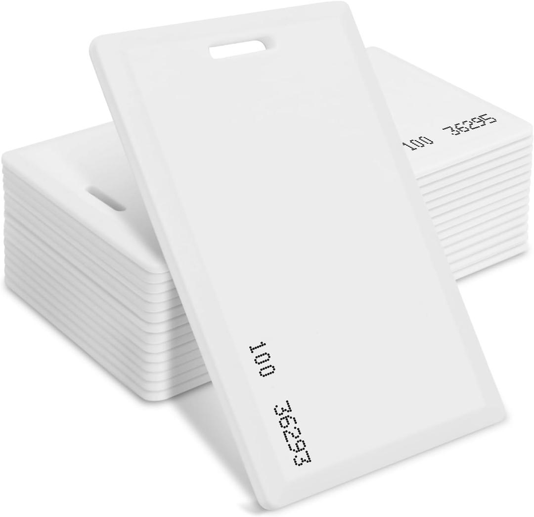100 Pack Proximity Cards 26 Bit Proximity Clamshell Weigand Prox Swipe Cards Compatable with ISOProx 1386 1326 H10301 Format Readers and Systems. for Commercial Access