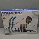 2 Pack Bow and Arrow for Kids, LED Light Up Archery Set with 24 Suction Cup Arrows, 1 Standing Target, 6 Score Targets & 2 Quiver, Indoor Outdoor Sport Gifts for Boys Girls Ages 4-8