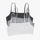 Hanes Women's Cotton String Bralette (3 Pack) L