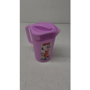 1 Pack 1 Gallon Plastic Square Pitcher with Lid