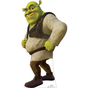 Cardboard People Shrek Life Size Cardboard Cutout Standup - Shrek (2001 Film), One Size