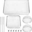 RV Furnace Vent Screen for Water Heater Vent Cover, RV Bugs Screen, Flying Insect Screen, Stainless Steel Mesh with Installation Tool