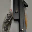 Ravinte 2 Pack 14 Inch Folding Shelf Brackets  Matte Black, Heavy Duty Collapsible Brackets for Tables and Benches  Space-Saving Design