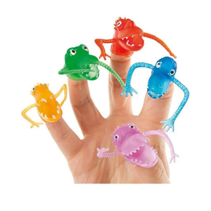 20pcs Creepy Finger Puppets for Boy Girl Fun Toys Party Favors for Puppet Shows Random Pattern Design Long Lasting for Celebrations Storytelling Props