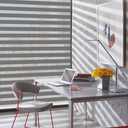 LUCKUP Cordless Zebra Blinds Roller Shades for Window-Dual Layer Sheer Blinds Light Control with Valance Day Night Privacy Light Filtering Fabric, 30" W x 72" H, Dark Grey