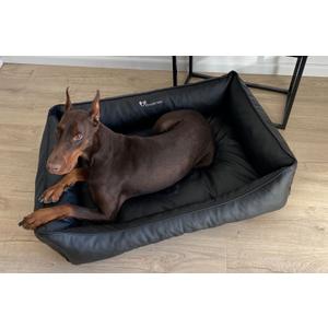 Dog Bed Insert 36in x 28 Black Spiked Pillow