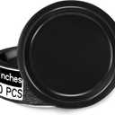 50 Pieces of Paper Plates, Round Black Party Plates Pack, Disposable 9 Inches Paper Dinner Plates, Everyday Use Plates for Daily Meals Picnic Camping Birthday Christmas Thanksgiving Supplies