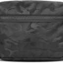 2 x Fanny Pack Waist Belt Bag Fashion Fanny Women and Men Gift Waist Pack With Adjustable Strap For Travel Running 2L Camo Black