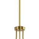 13.8 inch Nordic Industrial Style Black Gold Pendant Light with Adjustable Height for Kitchen Island/Dining/Living Room Retro Lighting Fixtures