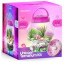 Dan&Darci Light-Up Unicorn Terrarium Kit for Kids - Kid Easter Birthday Gifts - Best Unicorn Toys & Activities Kits Presents - Arts & Crafts for Girls & Boys Age 4 5 6 7 8-12 Year Old Girl Gift