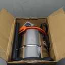 Armor All VO408S 0901 4 Gallon 3 Peak HP Stainless Steel Wet/Dry Vacuum, Orange