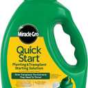 Miracle-Gro Quick Start Planting and Transplant Starting Solution, For Flower and Vegetable Plants, Concentrate Mix with Water, 48 oz.