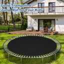 Cliselda Trampoline Replacement Mat, Fits 12 ft 14 ft 15 ftRound Trampoline Frame with 72/88/96 V-Rings and Spring Tool, Fits 5.5-7" Springs, Jumping Mat (Excluding Frame and Spring)