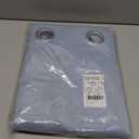 NICETOWN Blackout 72 inch Curtains for Kids Room, Grommet Room Darkening Thermal Insulated Solid Window Treatments Sound Reducing for Bedroom, 2 Panels, W37 x L72, Vintage Blue