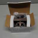 Anti Theft Ring Doorbell Mount: Metal Ring Apartment Door Mount Blink Doorbell Camera Holder No Drill - Renter Friendly Ring Doorbell Mount No Damage (Frosted Bistre)