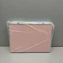 Portable Folding Table - Small Outdoor Folding Table, Suitable for Travel, Camping, Beach, Barbecue, Picnic, Party, Patio (Pink)