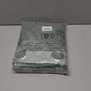 BGment Dark Green Sheer Curtains 72 Inches Long - Embroidered Leaf Pattern Light Filtering Cottage Core Botanical Semi Sheer Grommet Window Drapes for Farmhouse Living Room, 2 Panels, 52 x 72 Inch