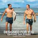 Kanu Surf Mens 5 Adventure Mens Swim Trunks  UPF 50+ Quick-Dry Bathing Suit Shorts with Pockets & Compression Liner (XXL)