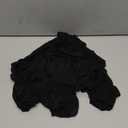 OYOANGLE Women's Mesh Sheer Wrap Belted Blouse Tops Long Sleeve Deep V Neck Slim Fit Shirt Black Large