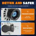 New Alternator 3.5 3.5L Fit for 2007-2010 Nissan Altima, for 2009-2014 Murano 3.5L, for 2009 2010 Maxima, for 2011-2017 Quest, V6 3.5L 12V 130A, 11341, 23100-1AA1A, 23100-1AA1B, 213-9665, 334-2778