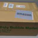 Amazon Basics Poly Bubble Mailer, 8.5" x 12" (Internal Size 8.25" x 11"), Self-Seal, 100-Pack, White/Grey