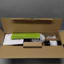 TUYU Electric Spin Scrubber, Full-Body IPX7 Waterproof Bathroom Scrubber with Power LCD Display, Adjustable Extension Handle, Cordless Shower Cleaner Brush for Bathtub Kitchen Wall Cleaning (Black)