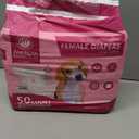 American Kennel Club Female Dog Wrap, Disposable Diapers with Wetness Indicator, Small, 50 Count