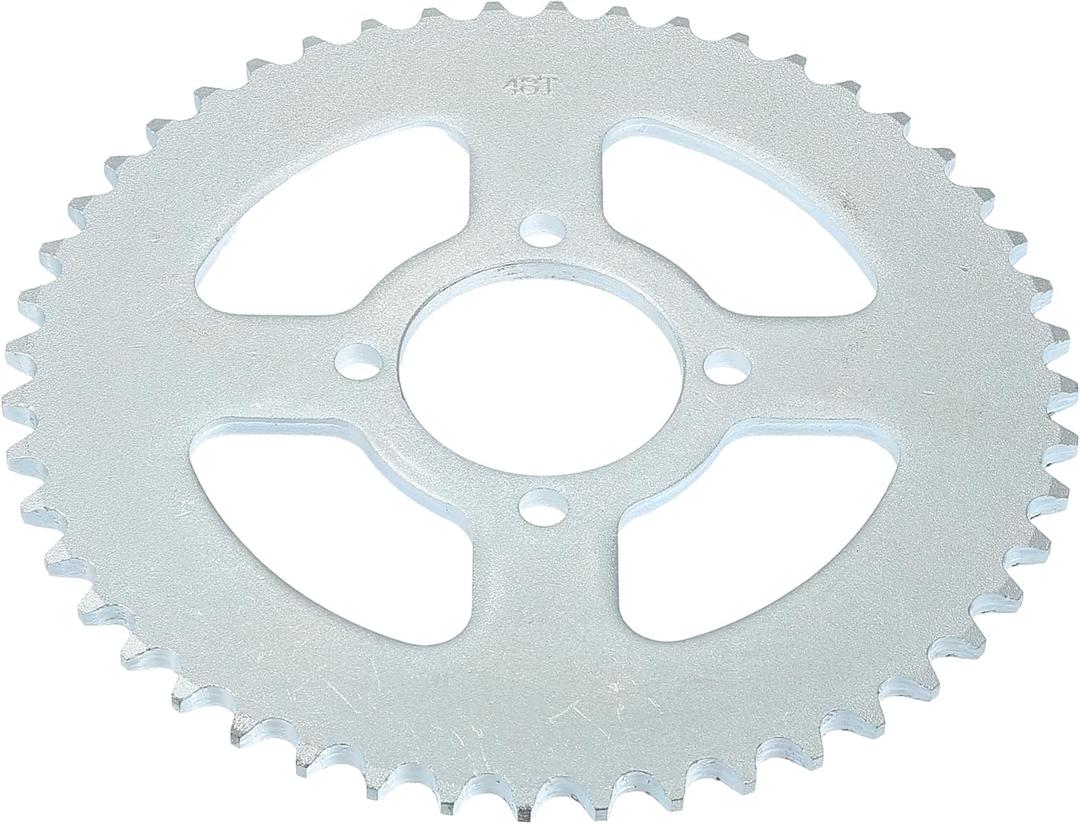 420 Pitch 48 Tooth Motorcycle Chain Sprocket Rear Sprocket/Rear Side for 50cc 70cc 90cc 110cc 125cc Dirt Pit Bike Mini Bike ATV 4 Wheelers Moped/Durable 52mm ID / 1 Pcs