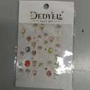 Christmas Nail Art Stickers 5D Nail Decals Gold Winter Snowflakes Nail Sticker Cute Christmas Snowman Stickers Nails Art Decoration for Women Girls Christmas DIY Nail Charms 1Sheet