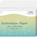 HTVRONT Sublimation Paper 8.5x14 Inch - 200 Sheets Transfer Paper Compatible with Inkjet Printer, Heat Transfer Paper for Tumblers, Mugs, T-shirts and Other Sublimation Blanks