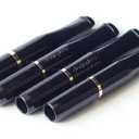 4 x DENICOTEA Cigarette Holders Black Color + Golden Colored Ring