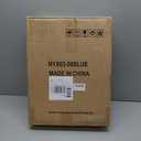 HABUTWAY Stadium Seats with Back Support and Thick Cushion Bleacher Seats with Backs and Cushion Wide, Stadium Chairs Include Shoulder Strap and Pocket, Perfect for Sports Events (1 PC, Navy Blue)