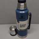 Stanley Classic Legendary Vacuum Bottle 1.5 qt, Wide Mouth with Leakproof Cup Lid, Keep Drinks Hot or Cold, Packable for Travel, Insulated Stainless Steel Thermal Bottle, BPA-Free, Hammertone Lake (48 Ounces)