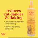 Burt's Bees for Pets Cat Dander Reducing Spray with Colloidal Oat Flour and Honey, Waterless Grooming Spray for Dry Skin & Dandruff Control, Cat Dander Remover for Allergy Support, 10 Fl Oz - 2 Pk