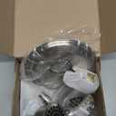 Delta Faucet Foundations Brushed Nickel Shower Faucet Set with 2-Spray Brushed Nickel Shower Head, Tub and Shower Trim Kit, Shower Faucet Sets Complete, Stainless BT13410-SS (Valve Not Included)