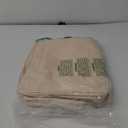 BAGAIL 4 Set/6 Set/8 Set Compression Packing Cubes Travel Accessories Expandable Packing Organizers (Square Mesh, 06-Beige)