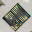 Spin Master Games Legacy Deluxe Wooden Backgammon Classic 2-Player Original Board Game Set with Cups and Dice, for Kids and Adults Aged 8 and up