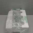 71oz Rectangle Airtight Glass Storage Containers with Bamboo Lids (Set of 3), Square Food Storage Jar, Pantry Organizers for Sugar, Flour, Spaghetti and Coffee beans (with Black Lable)