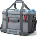 TOURIT Soft Sided Cooler Bag Insulated 48/60 Cans, Large Collapsible & Leakproof Ice Chest for Picnic, Beach, Camping, Travel