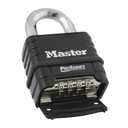 Master Lock-1178 Combination Padlock, Bottom, Black/Silver